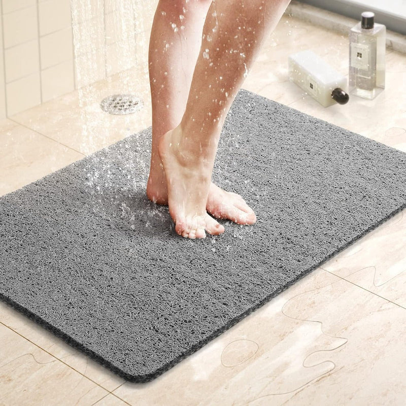 Non-Slip Shower Mat | Quick-Drying &amp; Hygienic Bath Mat with Drainage Design