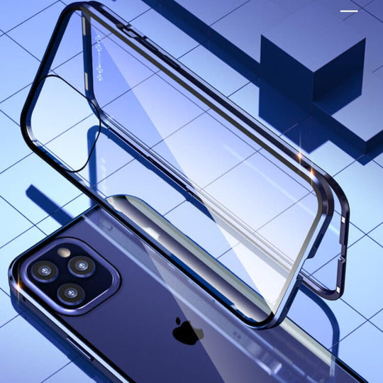 iPhone Magnetic Glass Case | Full-Body Privacy &amp; Scratch Protection