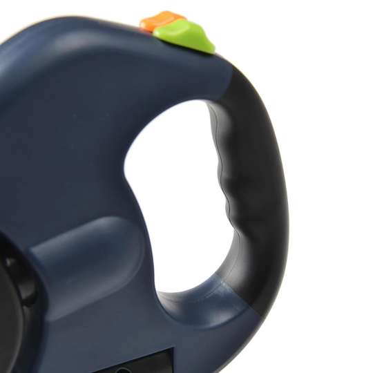 Double Retractable Dog Leash | Integrated LED Night Light