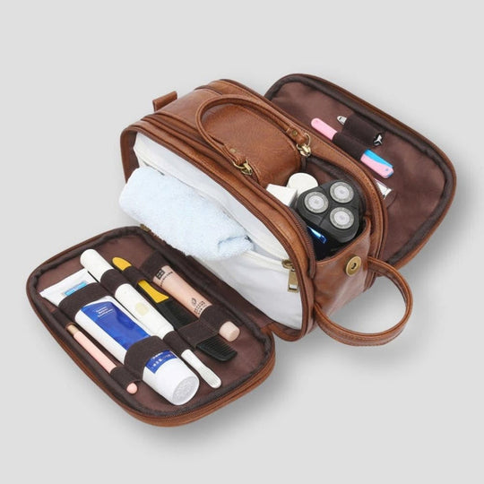 Beauty case da toilette – Multi-scomparto, borsa portatile per la cura e la rasatura
