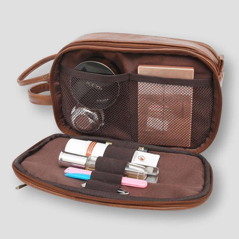 Beauty case da toilette – Multi-scomparto, borsa portatile per la cura e la rasatura