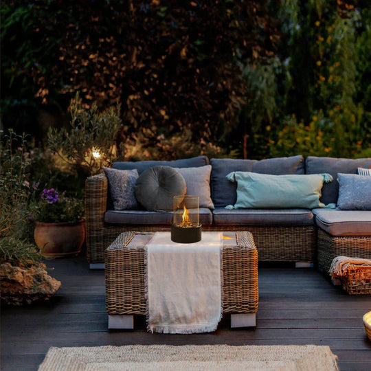 Portable Tabletop Fireplace | Mini Bioethanol Fireplace for Autumn Decorations