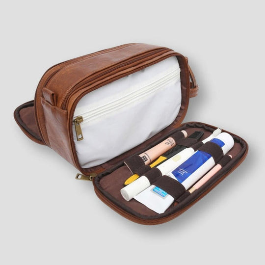 Beauty case da toilette – Multi-scomparto, borsa portatile per la cura e la rasatura