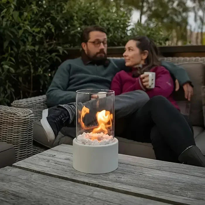 Portable Tabletop Fireplace | Mini Bioethanol Fireplace for Autumn Decorations