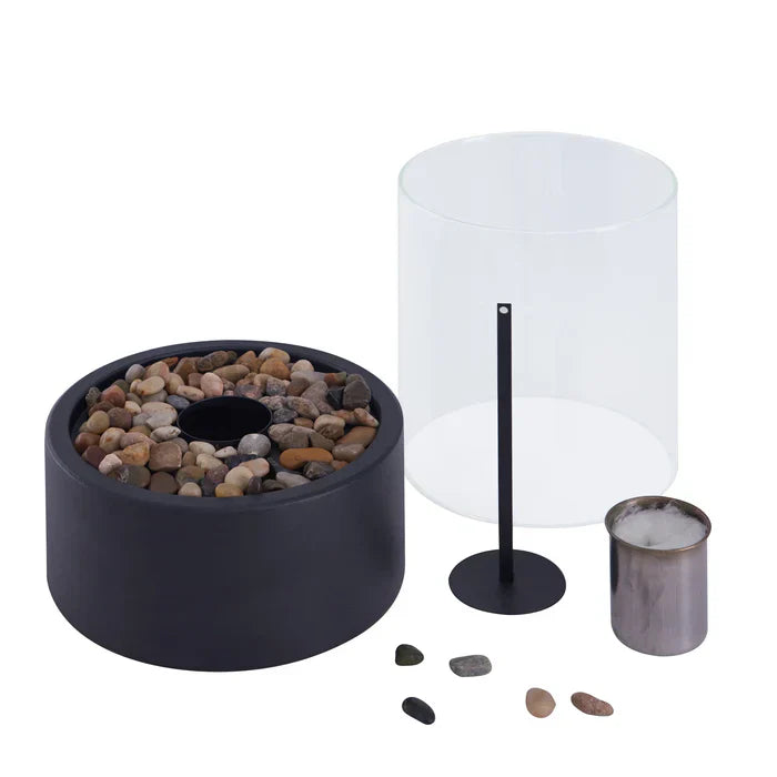 Portable Tabletop Fireplace | Mini Bioethanol Fireplace for Autumn Decorations