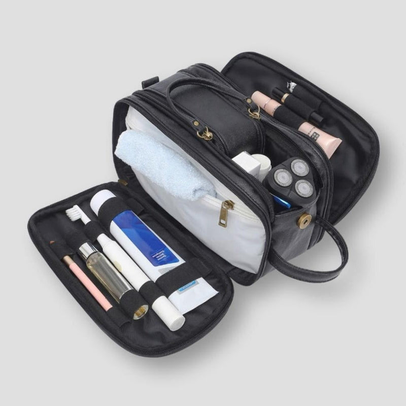 Beauty case da toilette – Multi-scomparto, borsa portatile per la cura e la rasatura