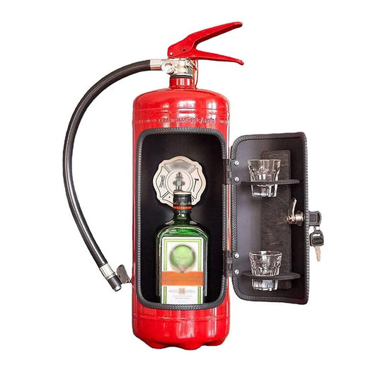 Hidden Mini Bar - Fire Extinguisher Shape with Secret Beverage Storage
