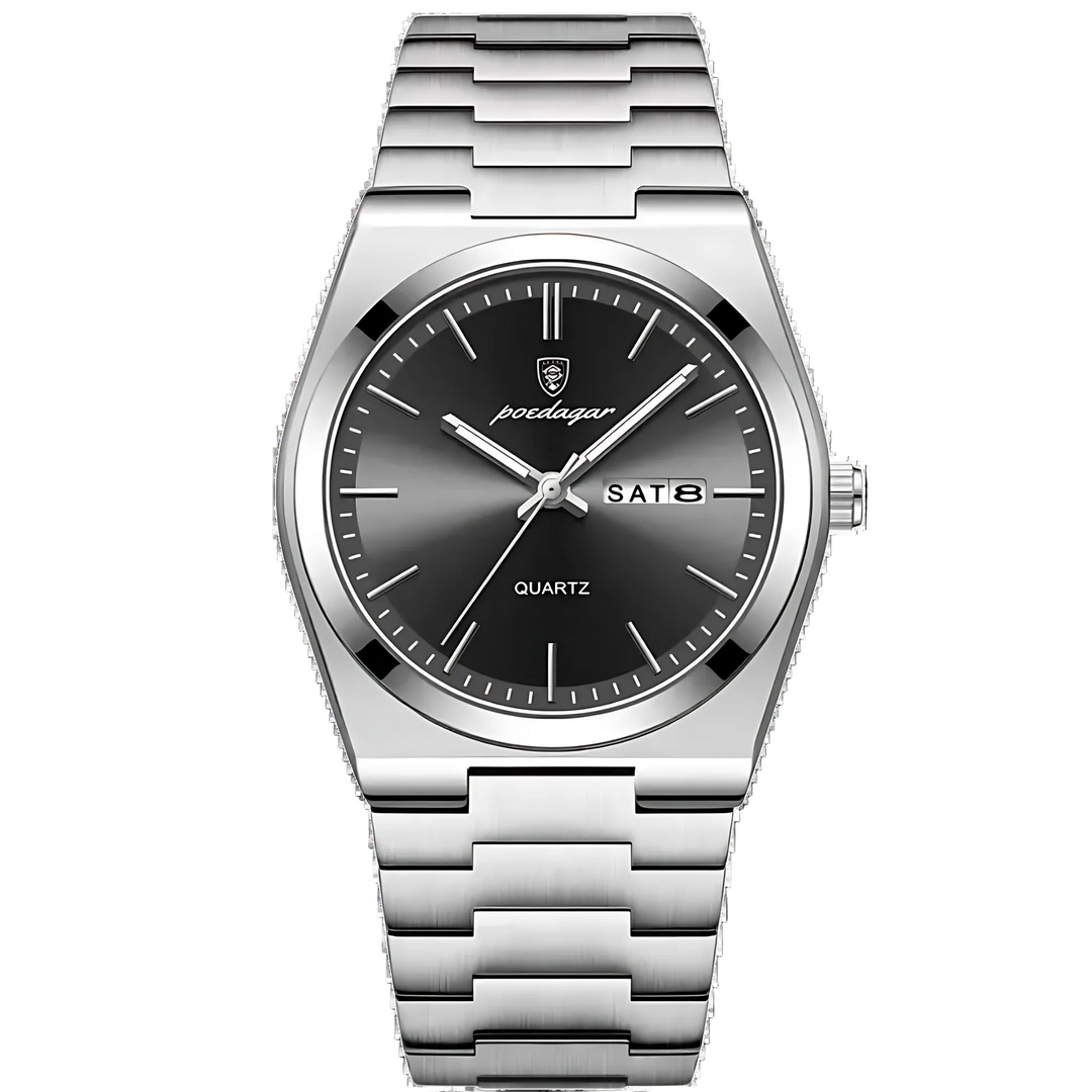 Quartz Analog Watch for Men | Stainless Steel