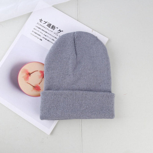 Cashmere Unisex Beanie – Soft Knitted Winter Hat