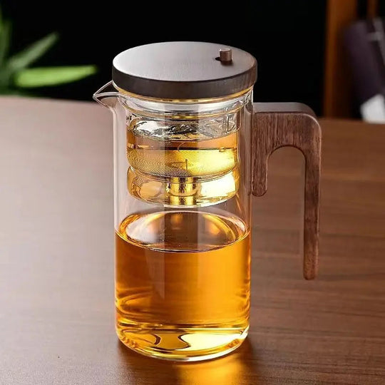 Glass Teapot with Infuser | Stylish Tea Maker for Loose-Leaf Tea