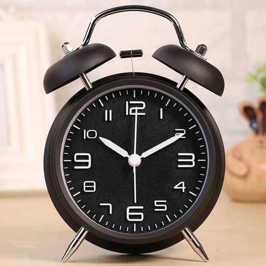 Mechanical Analog Alarm Clock | Classic Wind-Up Desk Clock