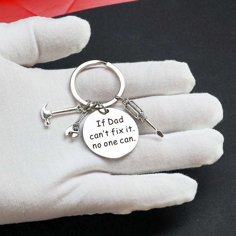 Dad Tool Design Keychain – Father's Day Gift