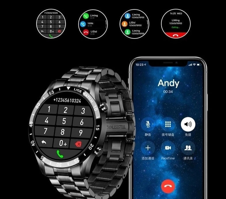 Smartwatch for Men | Slim Business &amp; Fitness Tracker