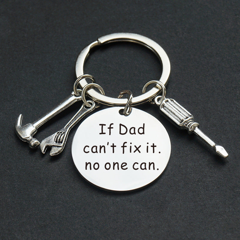 Dad Tool Design Keychain – Father's Day Gift