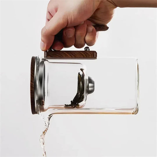 Glass Teapot with Infuser | Stylish Tea Maker for Loose-Leaf Tea