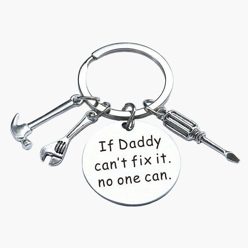 Dad Tool Design Keychain – Father's Day Gift