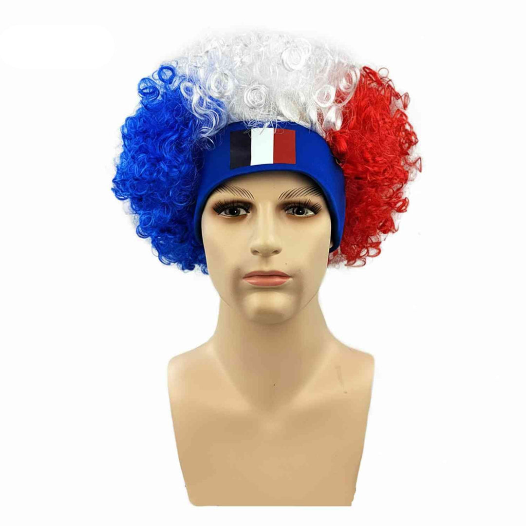 Supporter Pruik Comfortabele Hoofdband - Fan Accessoire voor WK