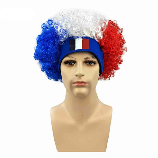 Supporter Pruik Comfortabele Hoofdband - Fan Accessoire voor WK