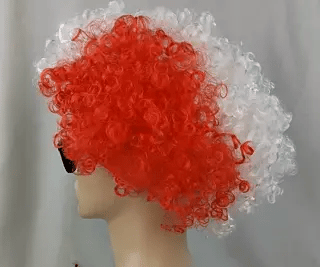 Supporter Pruik Comfortabele Hoofdband - Fan Accessoire voor WK