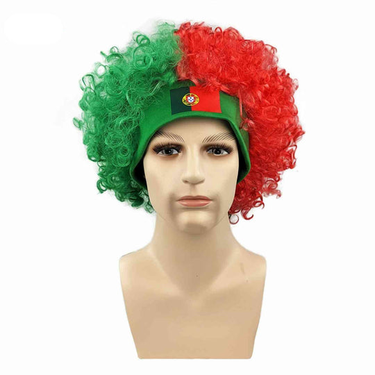 Supporter Pruik Comfortabele Hoofdband - Fan Accessoire voor WK
