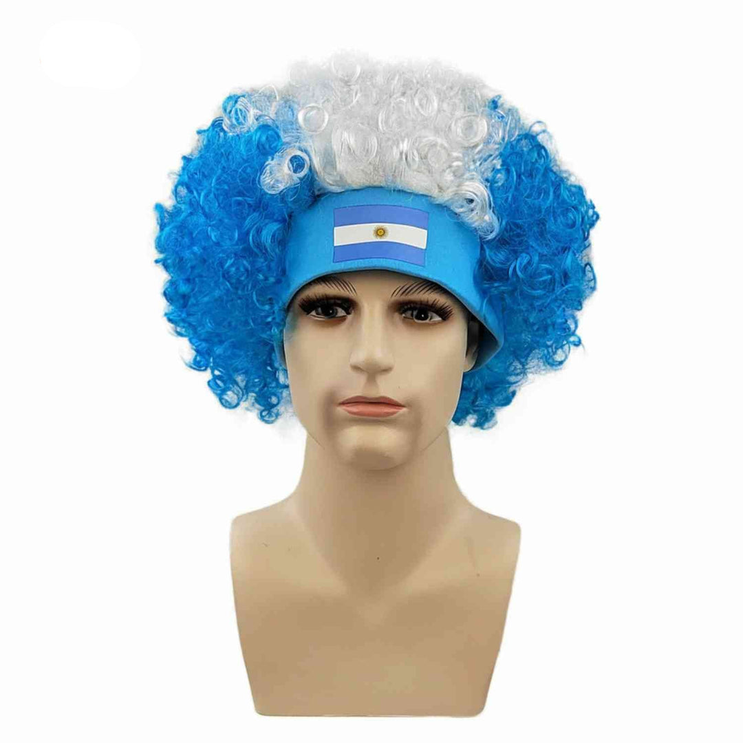 Supporter Pruik Comfortabele Hoofdband - Fan Accessoire voor WK