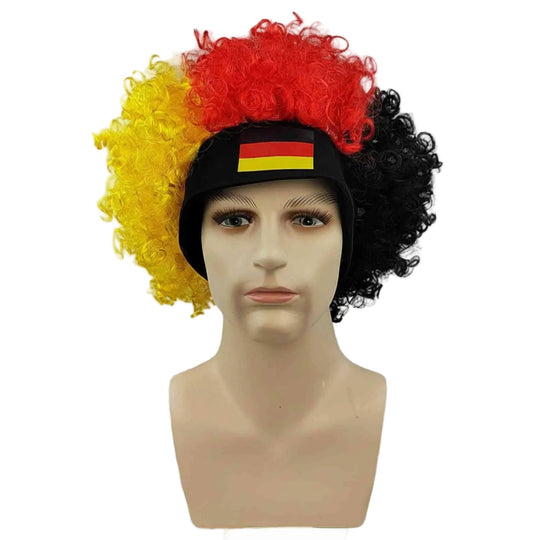 Supporter Pruik Comfortabele Hoofdband - Fan Accessoire voor WK