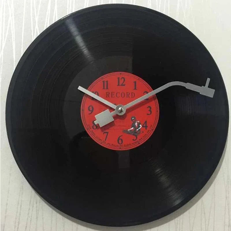 Retro Vinyl Record Wall Clock