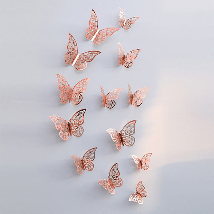 3D Vlinder Muurstickers