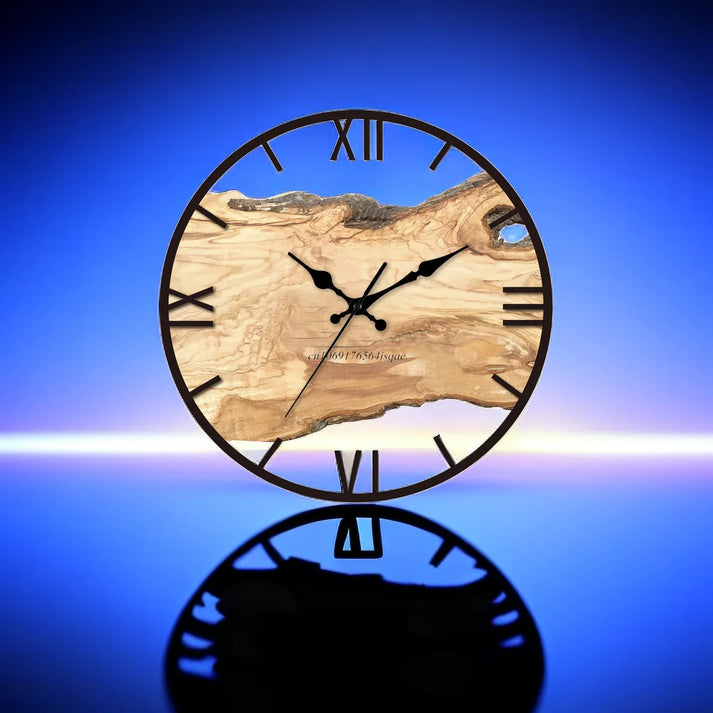 Transparent Minimalist-Design Wall Clock