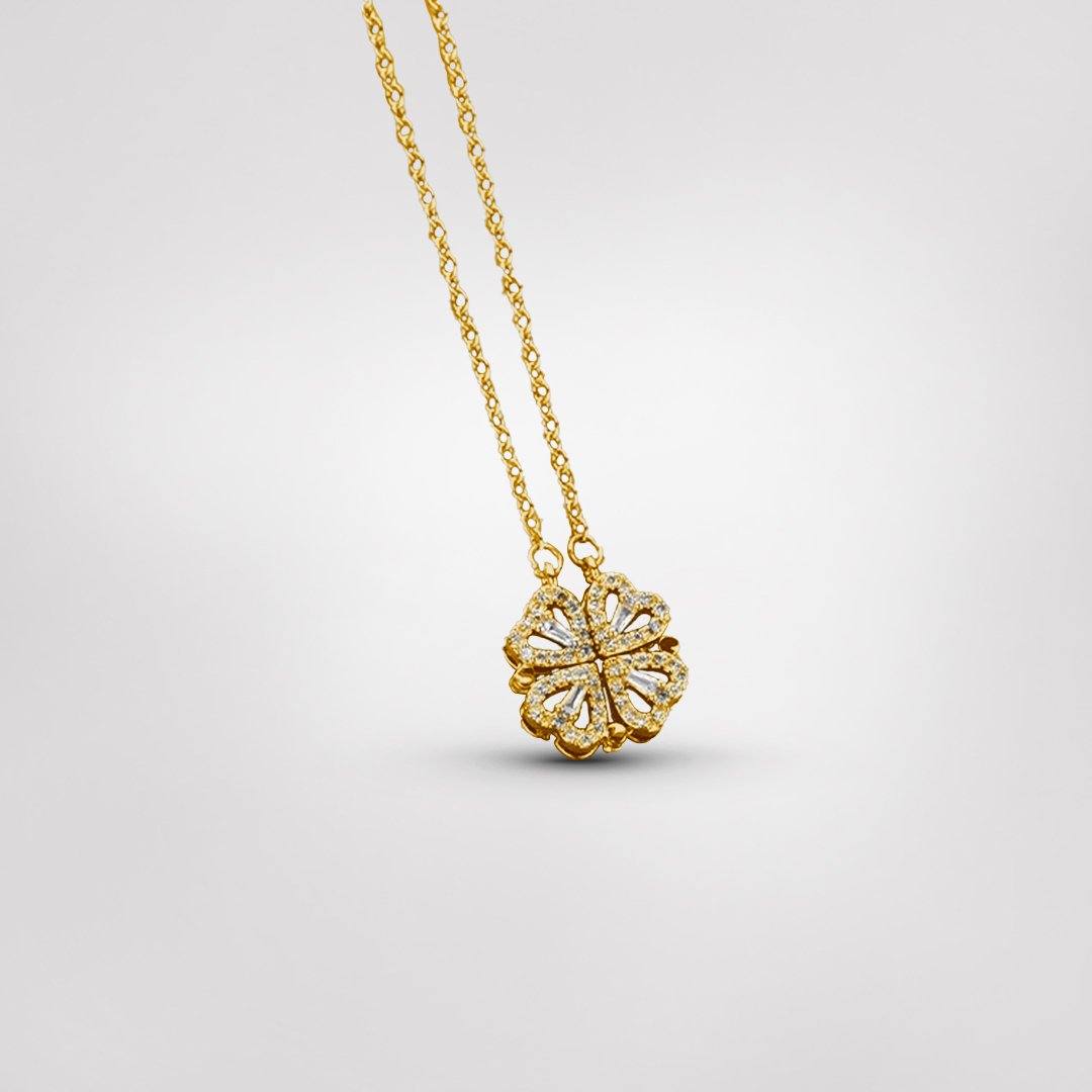 Clover Necklace – Luck, Love &amp; Trust Around Your Neck