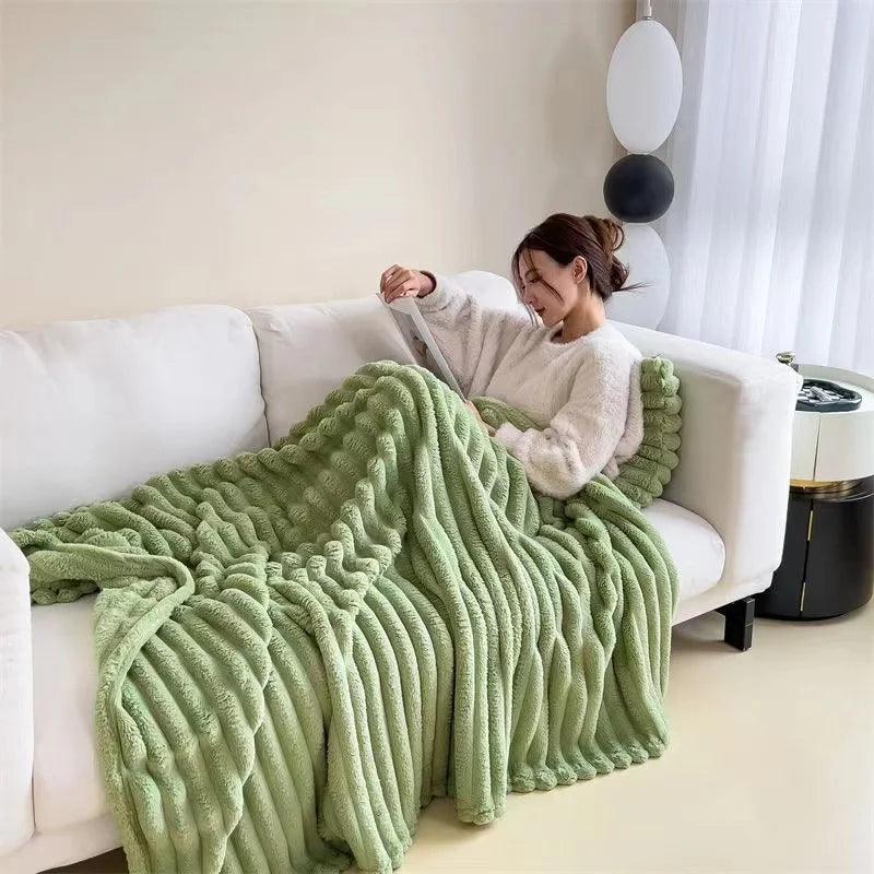 Coperta di peluche per conigli