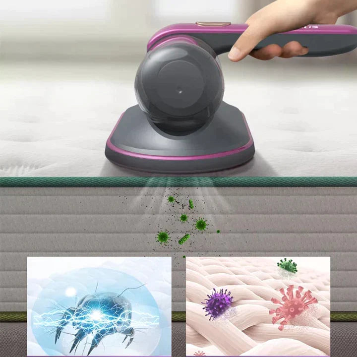 Portable Cordless UV Vacuum for Home | Handheld Cordless Dust Mite Remover
