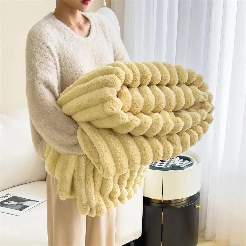Coperta di peluche per conigli