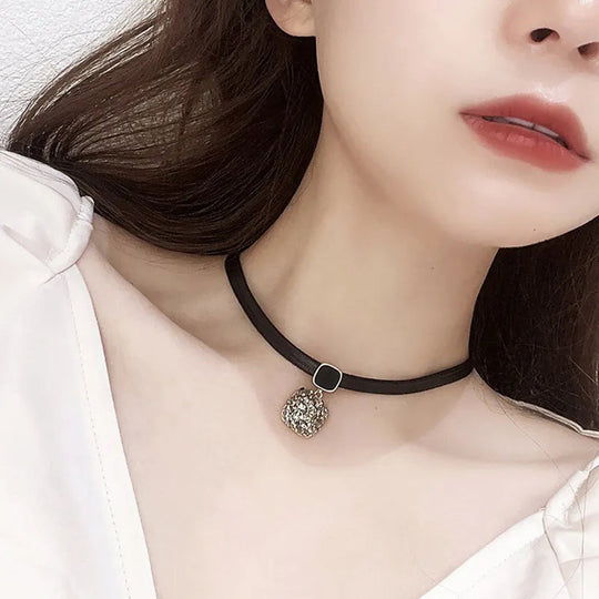 Geometric Crystal Necklace