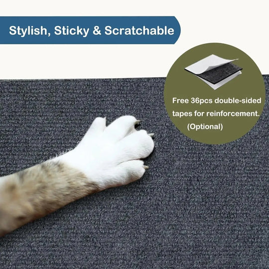 Self-Adhesive Cat Scratching Mat – Protect Your Furniture in Style