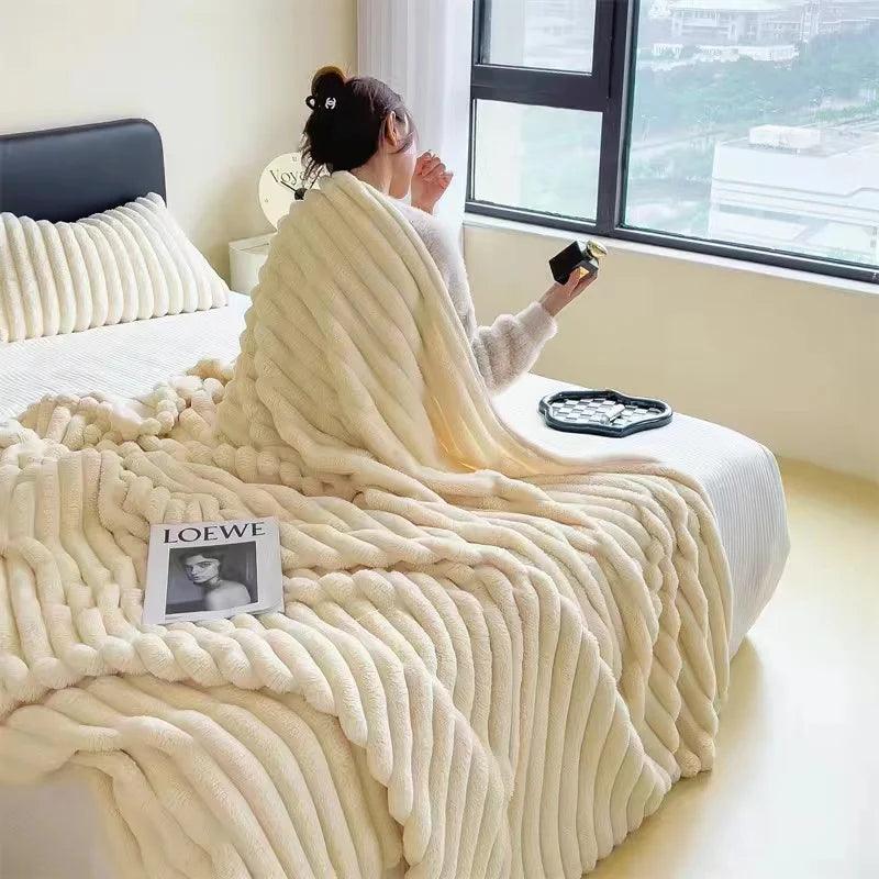 Coperta di peluche per conigli