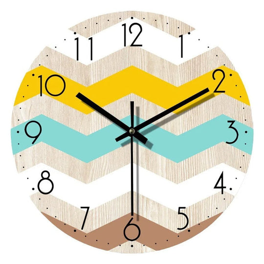 Wood-Look Wall Clock