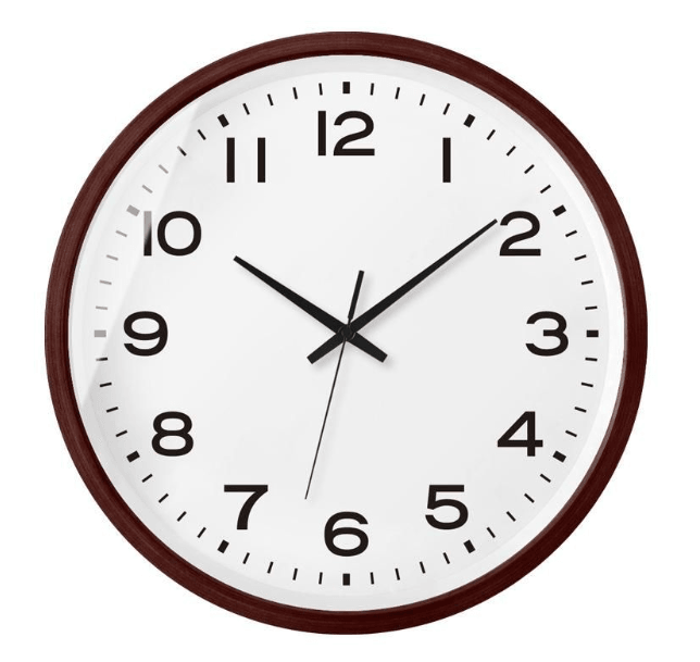 Elegante Houten Klok