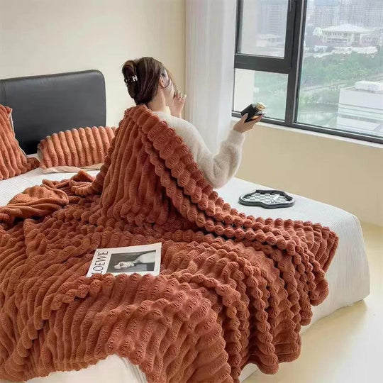 Coperta di peluche per conigli