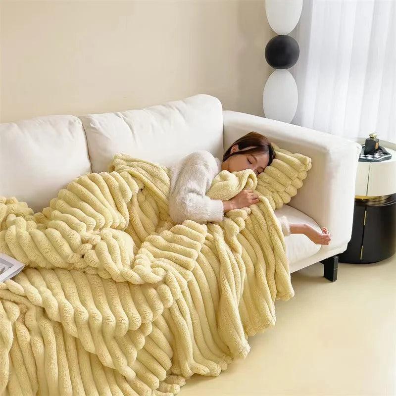 Coperta di peluche per conigli