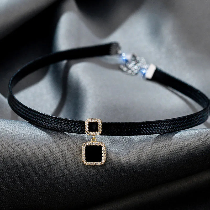 Geometric Crystal Necklace