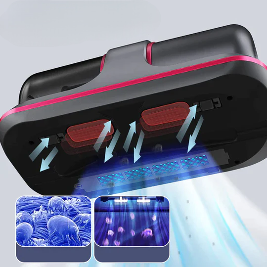 Portable Cordless UV Vacuum for Home | Handheld Cordless Dust Mite Remover