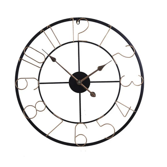 Vintage Wooden Wall Clock – Rustic Atmosphere for Any Interior