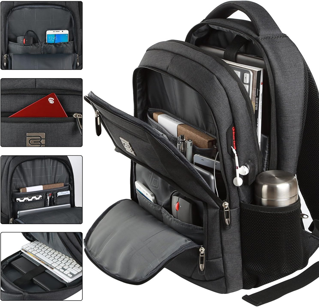 Anti-diefstal Laptop Rugzak – Slim Model met USB-poort