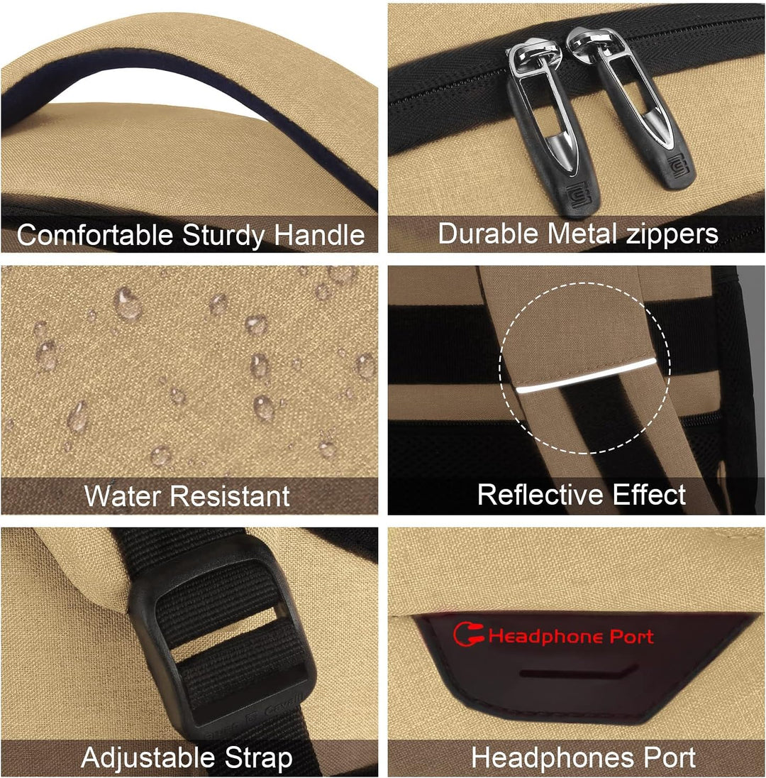 Anti-diefstal Laptop Rugzak – Slim Model met USB-poort