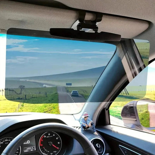Anti-glare autozonneklepverlenger