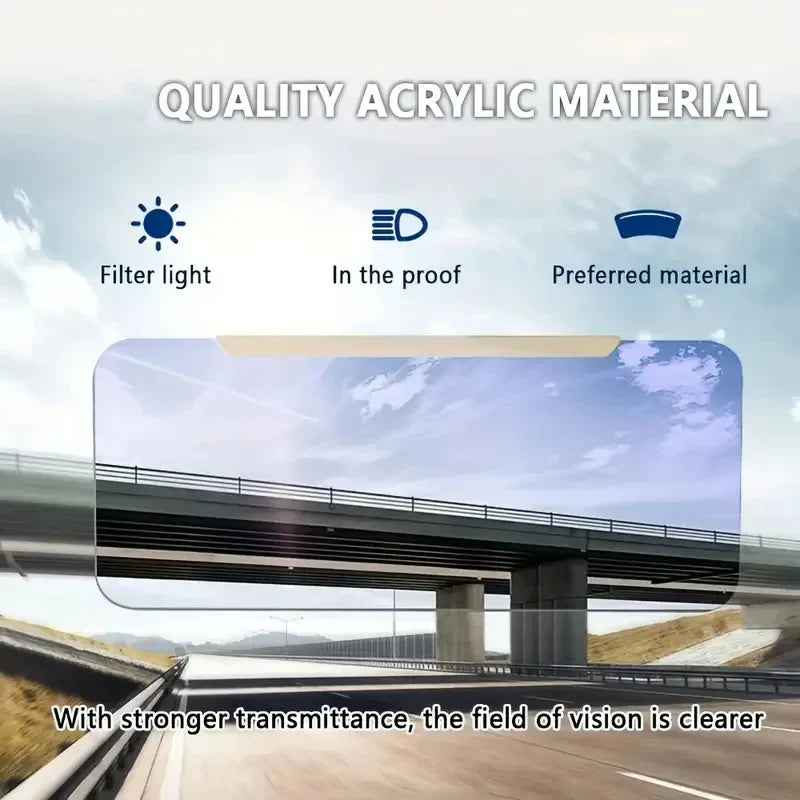 Anti-glare autozonneklepverlenger