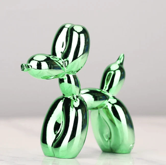 Ballonhond Sculptuur – Decoratief Beeld met Glanslaag