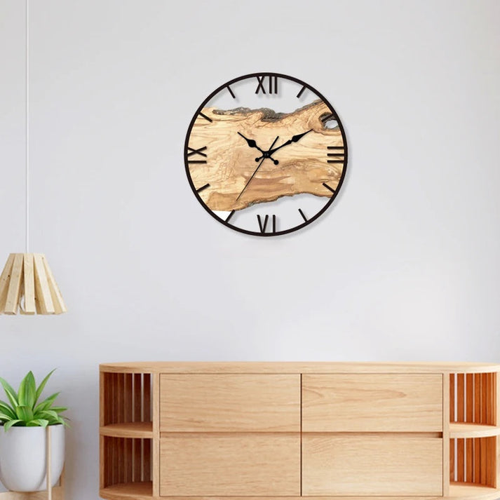 Transparent Minimalist-Design Wall Clock