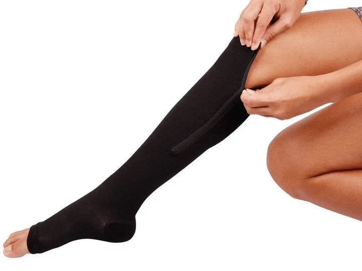 Compressiekousen met Rits Steun &amp; Verlichting